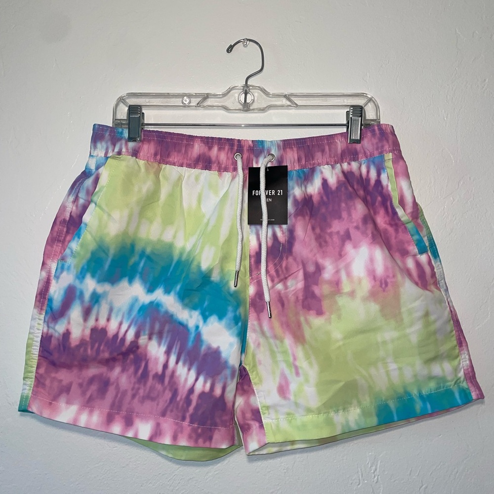 men’s tiedye swim shorts